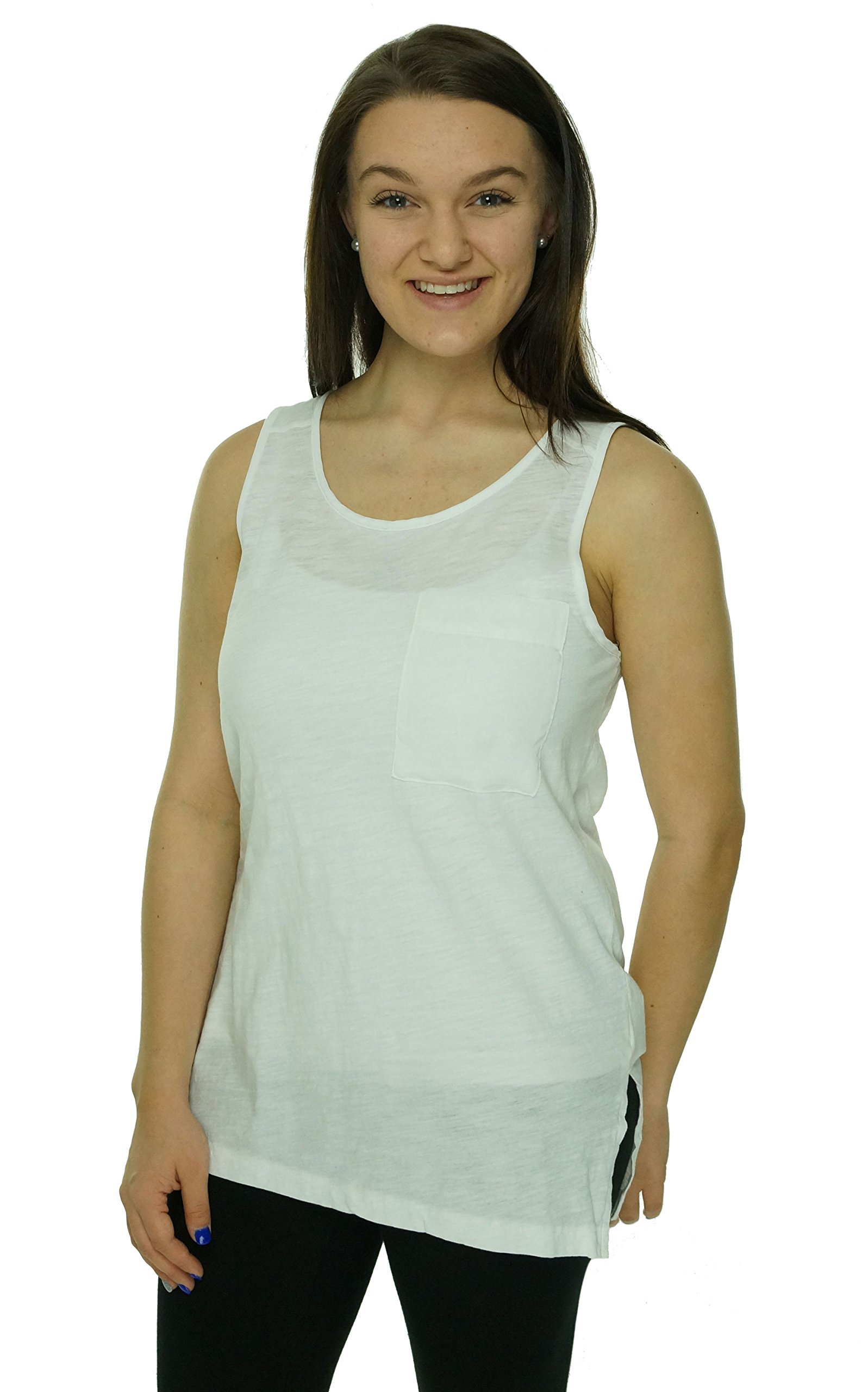 Calvin Klein Jeans Women's Woven Trim Pocket Tunic