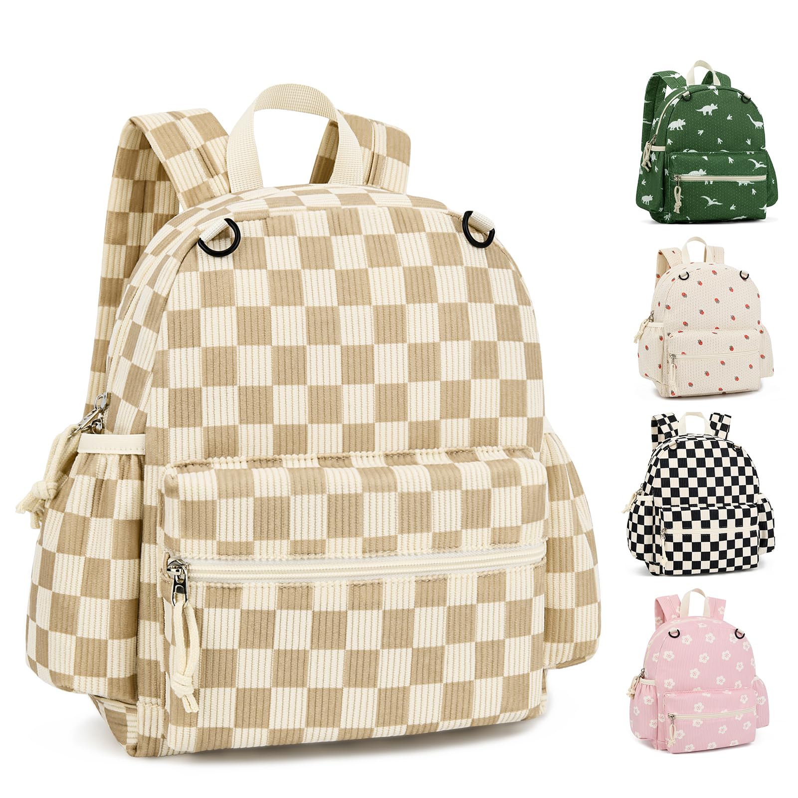 Corduroy Toddler Backpack for Boys &amp; Girls, Kids Backpacks