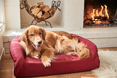 Miniatura 3 de K9 Ballistics Tough Bolster - Sofá cama ortopédica para perro con funda extraíble lavable, duradero, resistente al agua con parte inferior