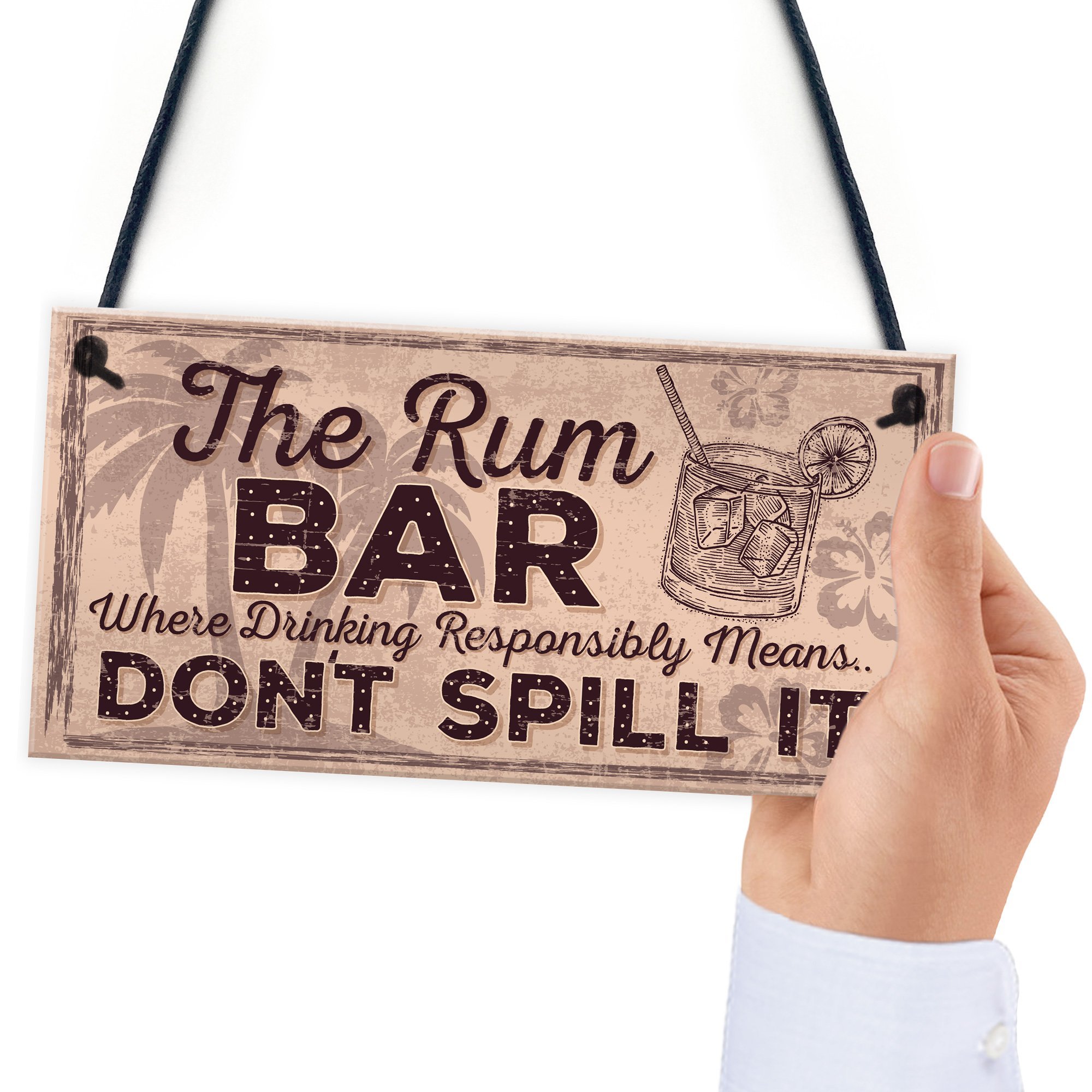 RED OCEAN Grillschild Aus PVC – Cooles Schild Für Garten, Bar Oder Man Cave (200x100 Mm), Geschenk Für Grillfans