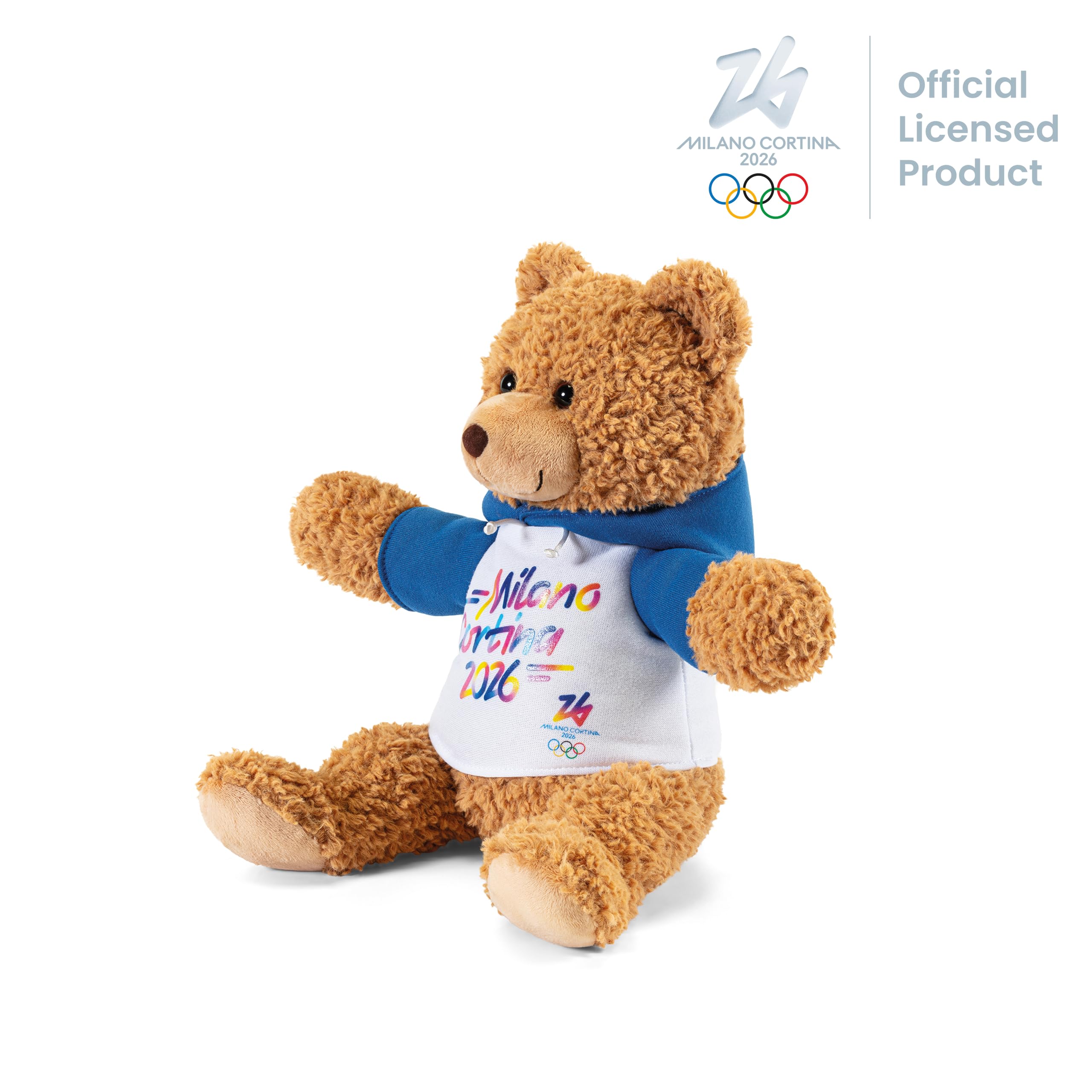 Teddy Bear with Milano Cortina Olympic Winter Games 2026 T-Shirt