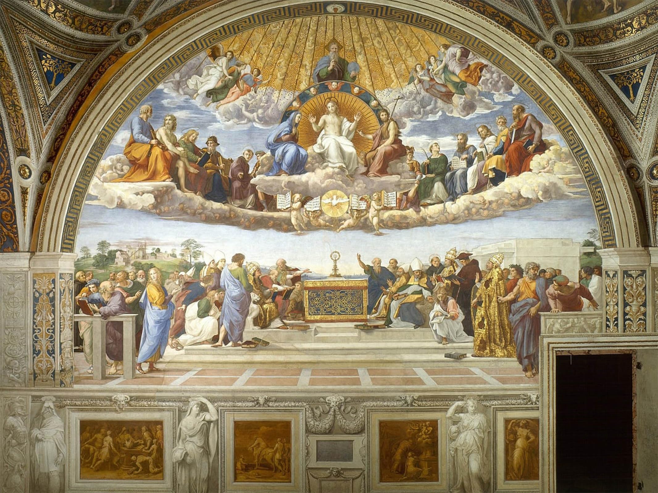 Cuadro en Lienzo Raffaello Sanzio Impresión 60x90 5