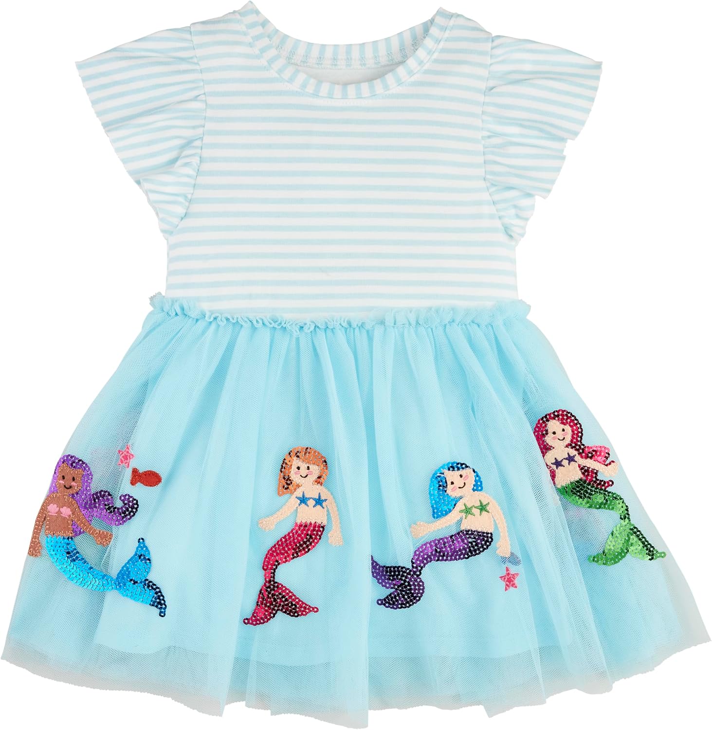 Mud Pie Baby Girls' Mud Pie Children's Mermaid Tutu Dress