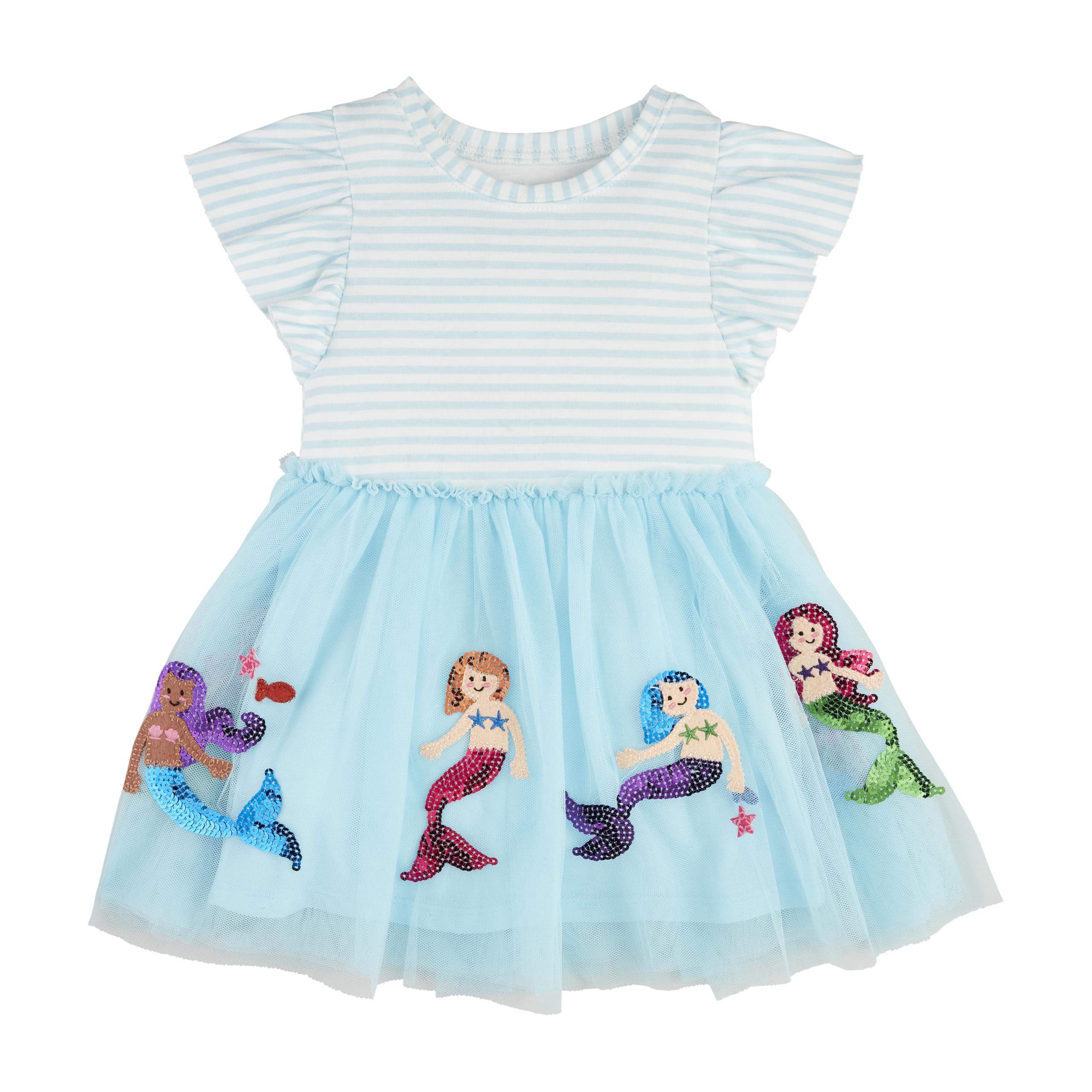 Mud Pie Baby Girls Children's Mermaid Tutu Dress