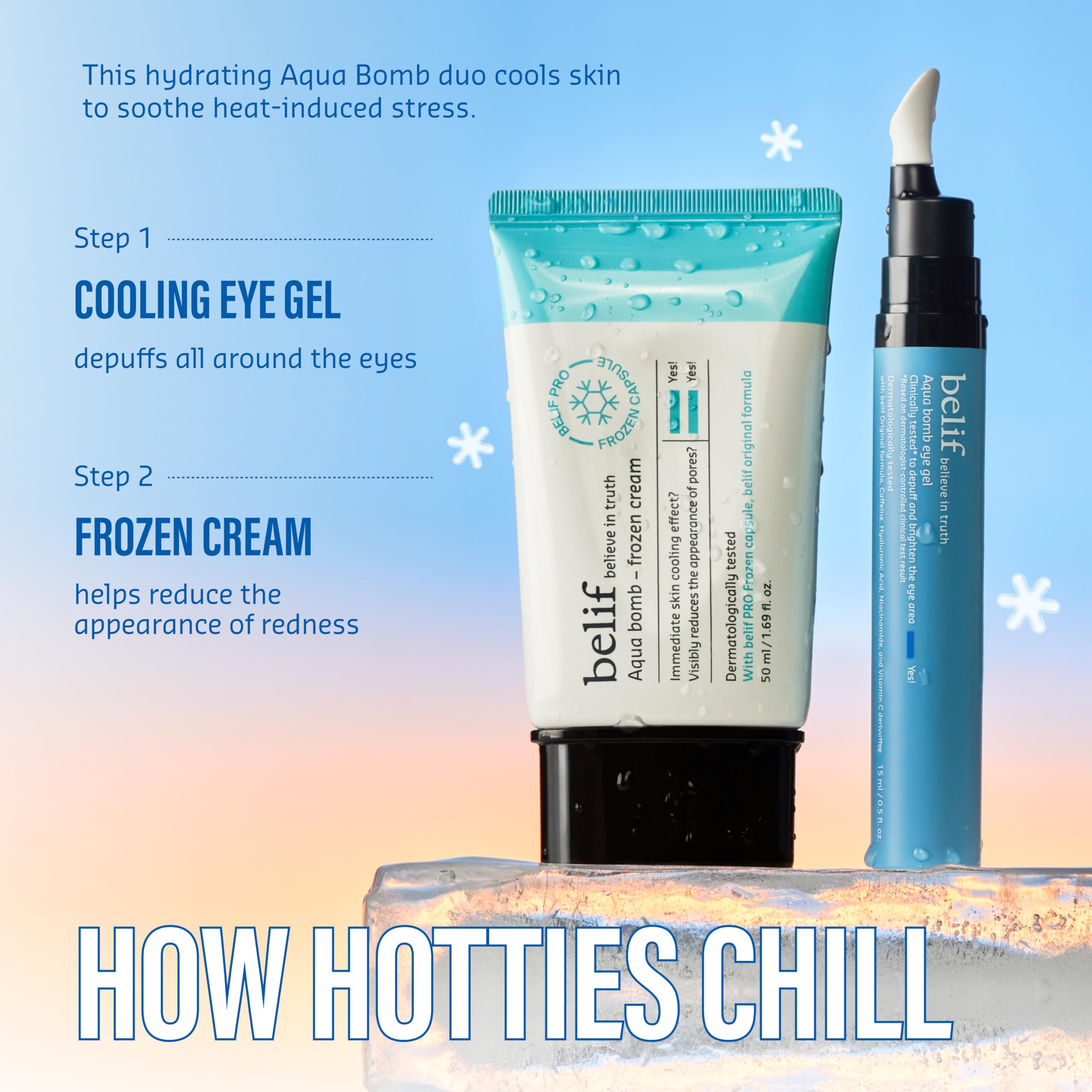 Belif Aqua Bomb Eye Gel - Reduce Puffiness & Dark Circles -8