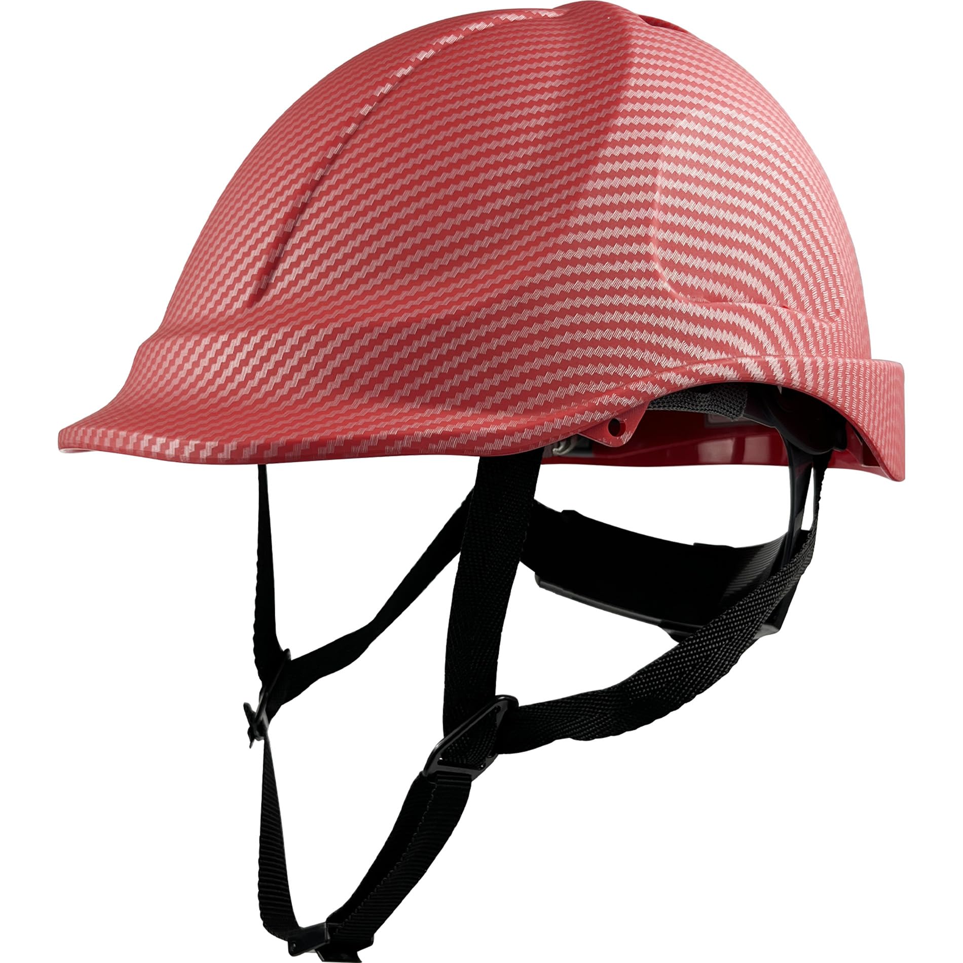 SAFEBUILDER Safety Helmet Cap Style ABS Work Hard Hat Vented Hardhats for Men Carbon Fiber Pattern Industrial ANSI z89.1 OSHA