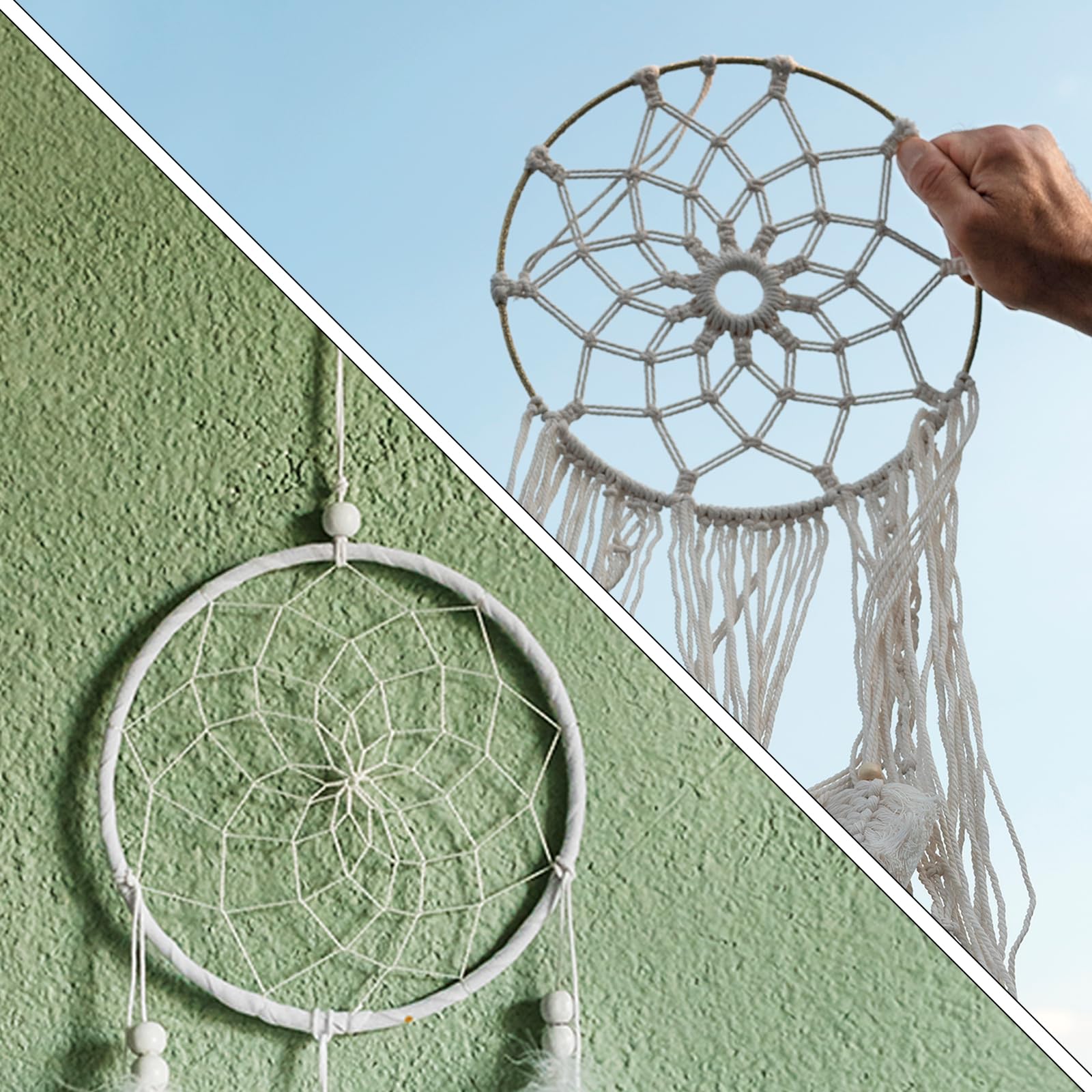 Lot De 24 Anneaux En Métal Pour Loisirs Créatifs, Macramé Et