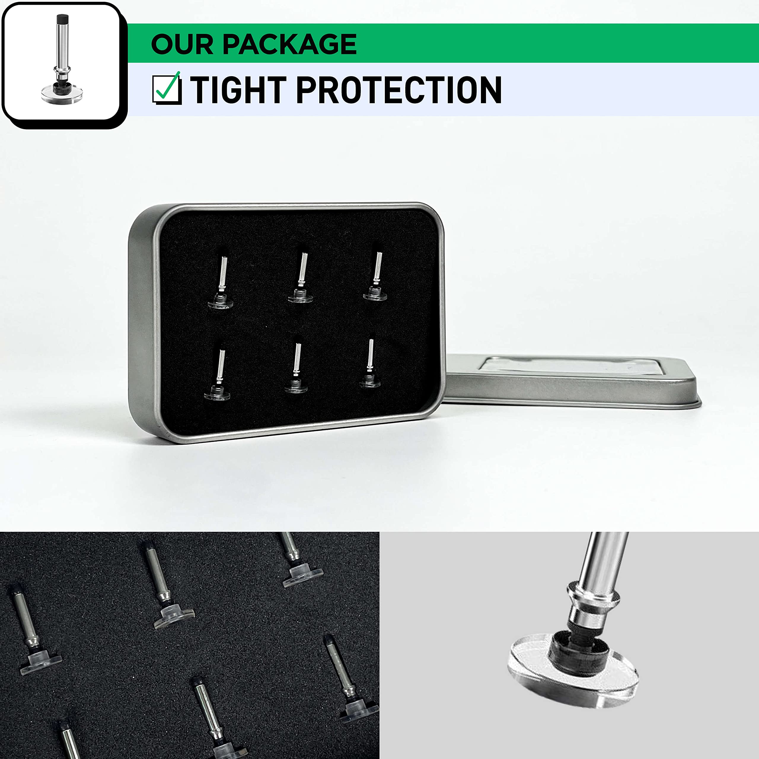 12 Embouts De Rechange Pour Stylet Tactile - Universel 2mm, Compatible écrans Capacitifs