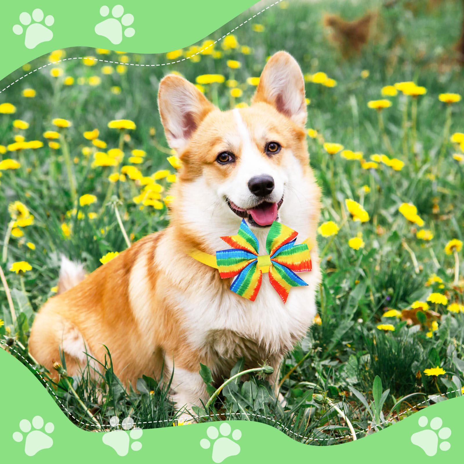 Maitys 80 collares para perros, lazos de verano y collares ajustables