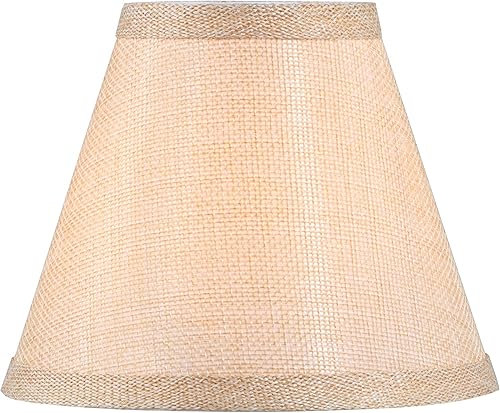 Miniatura 2 de Aspen Creative 51020-5 Imperio de tapa dura, pantalla de tela texturizada de lino con clip, 3 pulgadas superior x 6 pulgadas inferior x 5 pulgadas