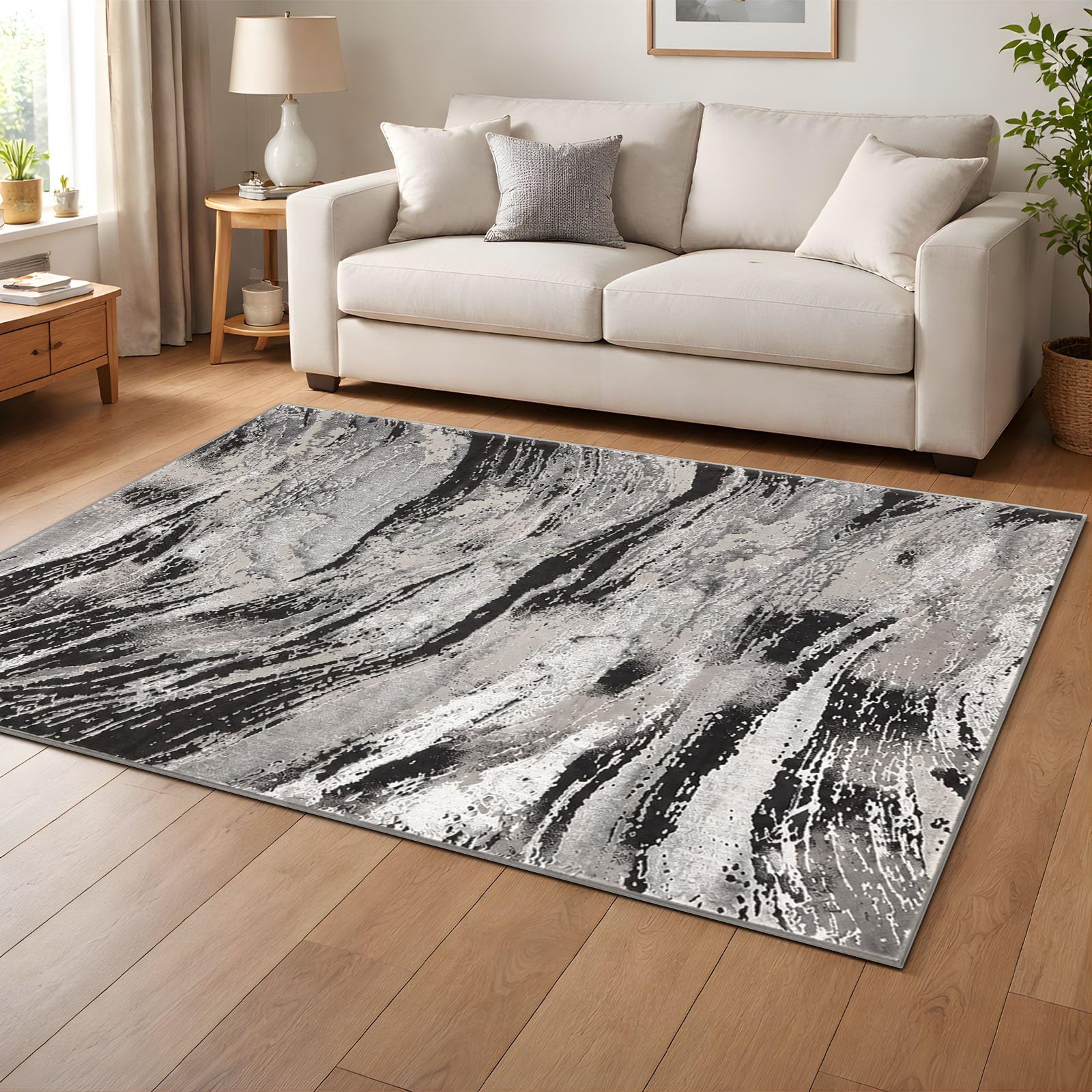 cozily® Rugs Living Room - Jeze DarkGrey 120 x 170 cm Living Room Rug — image 1