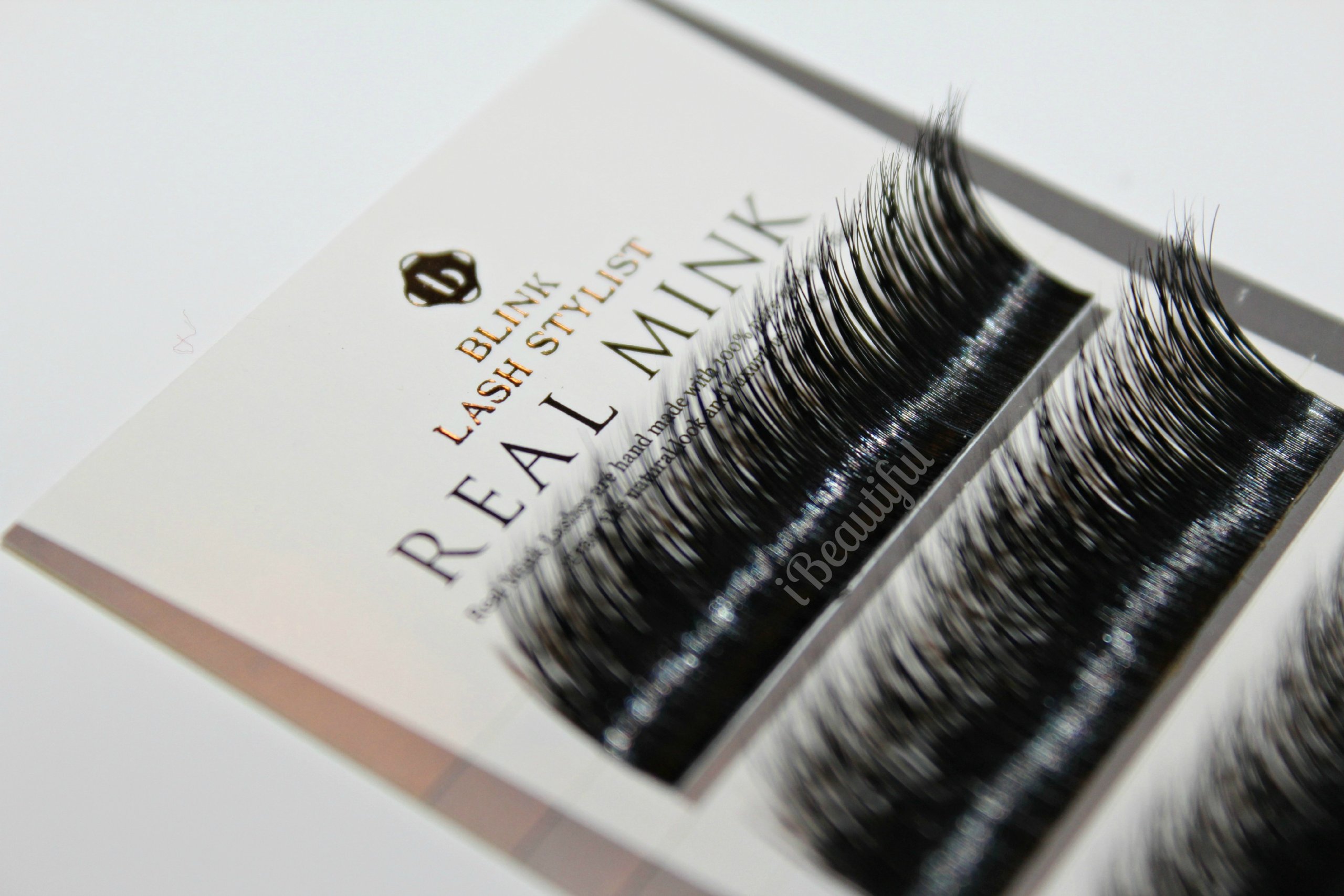 Blink 100% Real Mink Fur Lashes J Curl 11mm for Eyelash Extension with Free iBeautiful Sample