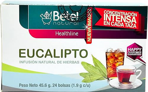 Miniatura 4 de Betel Natural - Té de hojas de eucalipto prémium (Eucalipto) - Repleto de flavanoides - 24 bolsas de té