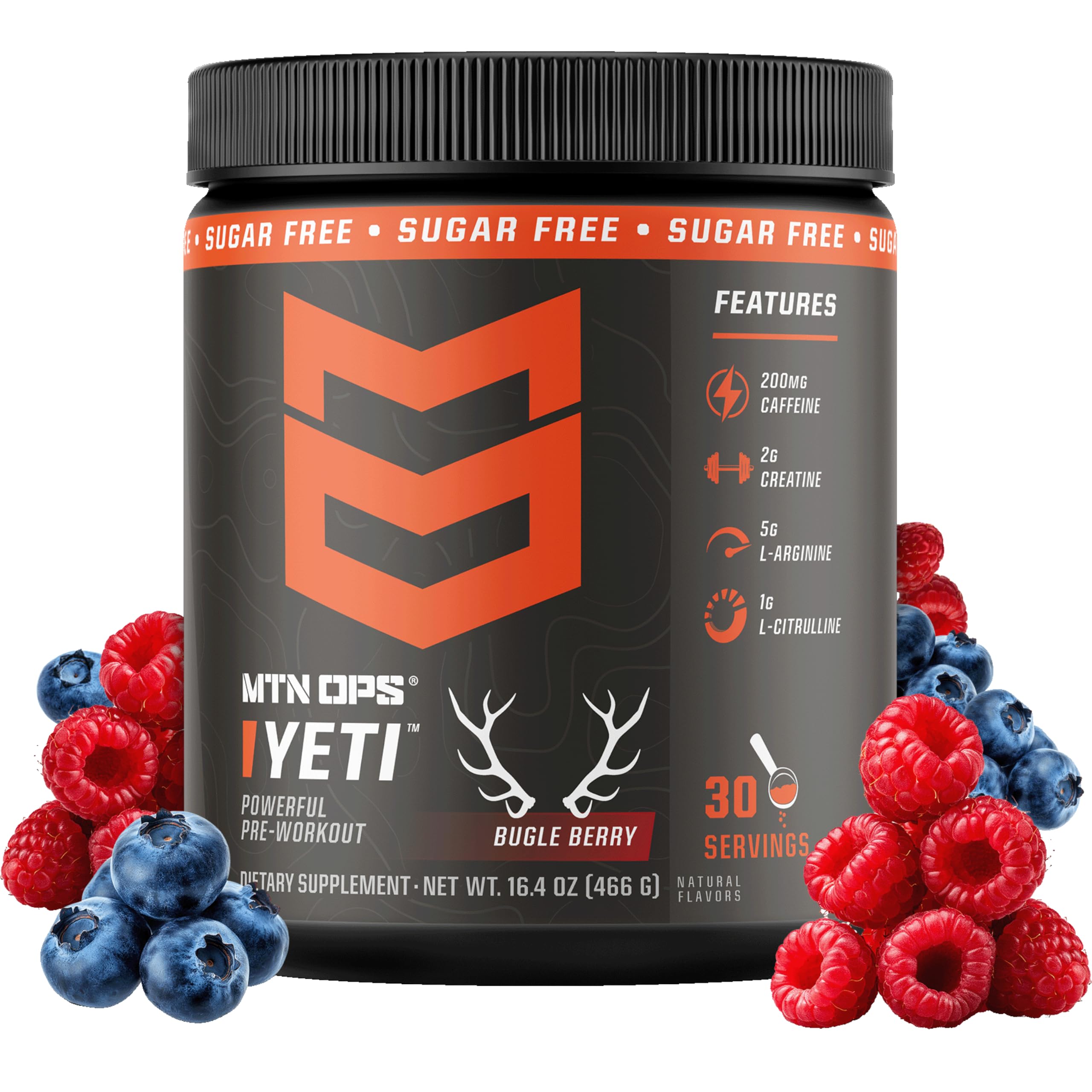 Amazon.com: MTN OPS Yeti Pre-Workout Powder Energy Drink with