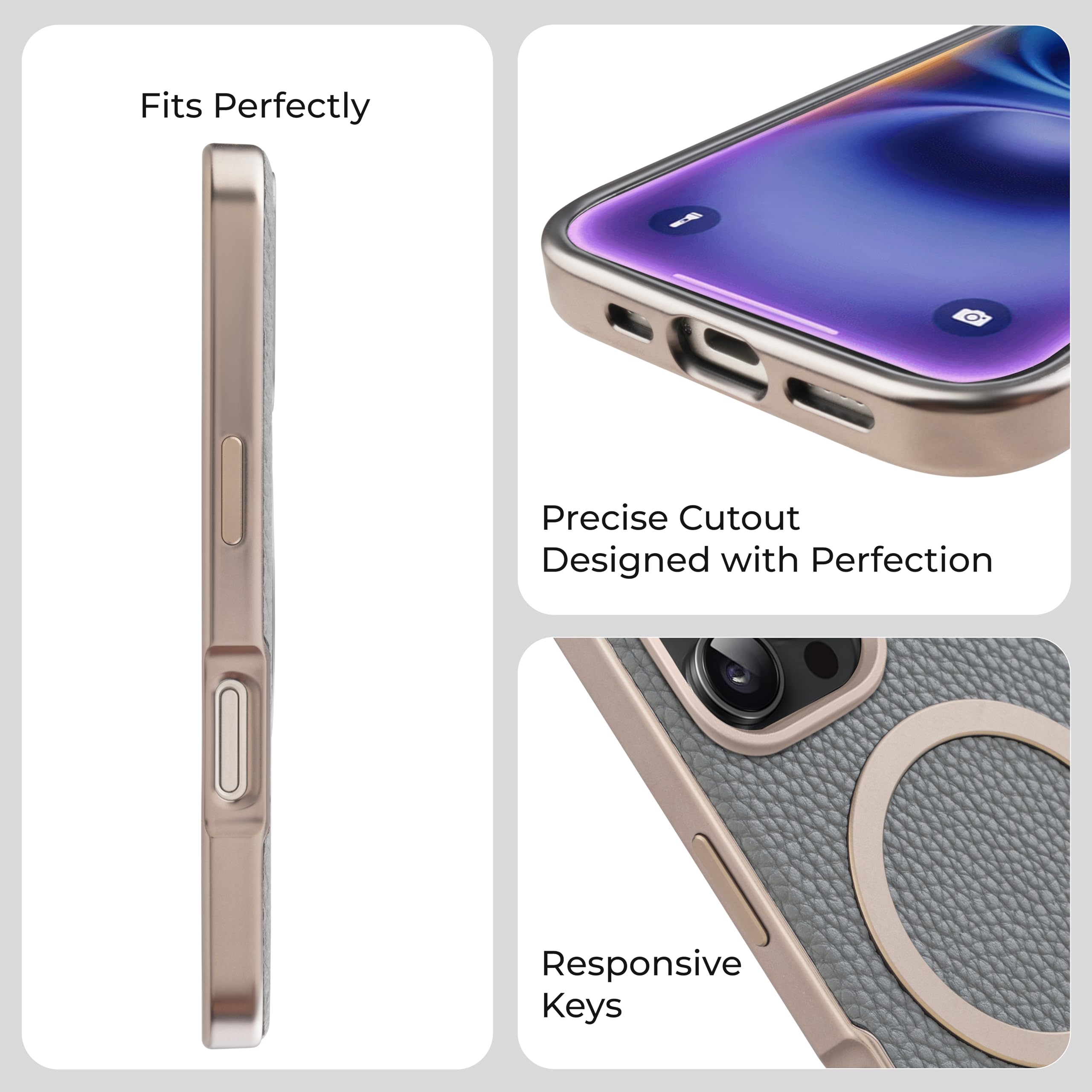PULOKA Magfit iPhone 16 Pro Max Case - Vegan Leather -6
