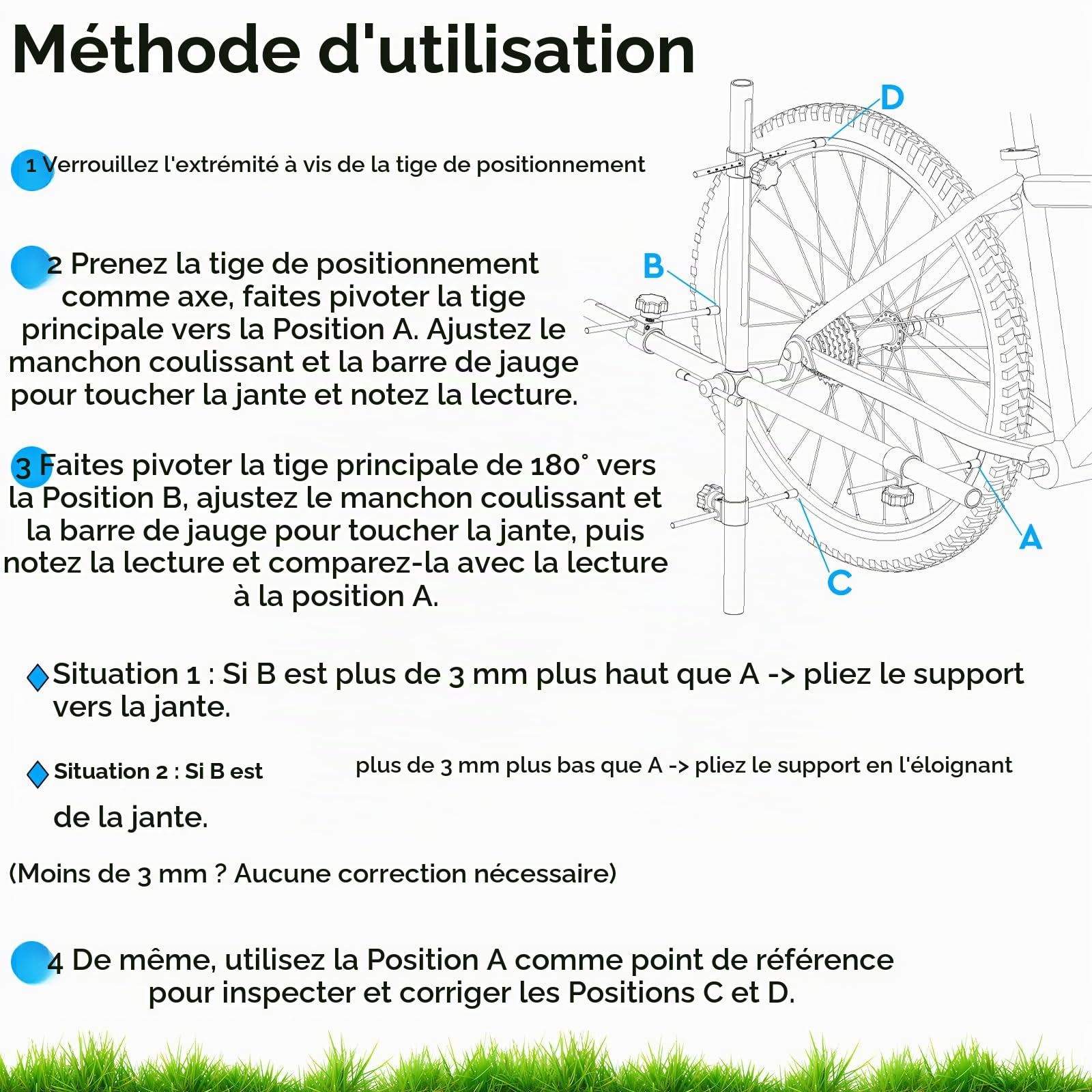 EFUTURETIME Outil Redressement Patte de Dérailleur INOX pour Vélo 26"-29" | Alignement patte de Derailleur pour 26", 27,5" (650B) et 29" (700C)