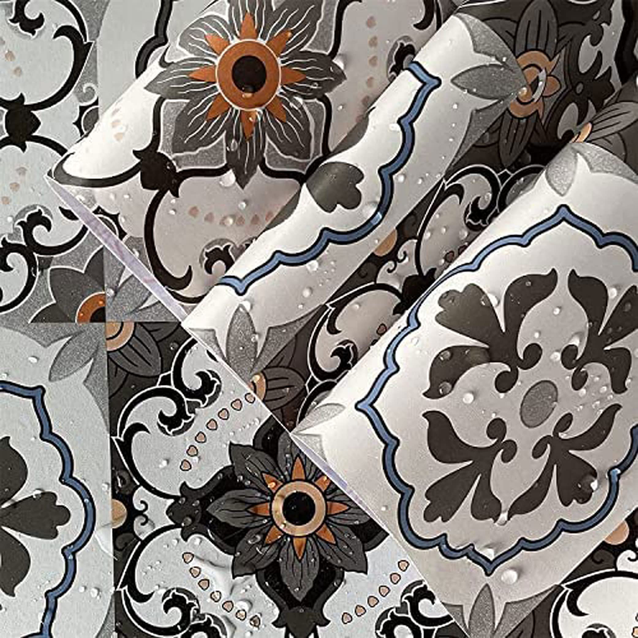 ELTON Bohemian Self Adhesive Waterproof Wallpaper for Kitchen Living Room Bed Room Furniture Makeover Cabinet Shelf Liner Tile Pattern Removable Contact Paper (30 Sq feet) (B0BN21X7B7) Amazon Price History, Amazon Price Tracker