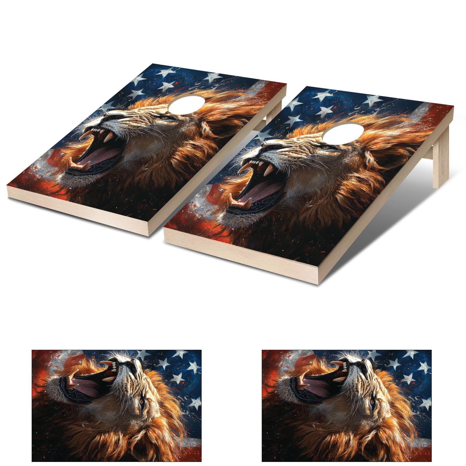 Cornhole Board Wraps And Decals For Boards Set Of 2 Skins Professional Vinyl Covers Sticker God Family Country Rustic Style American Flag Cornhole Wraps Cornhol