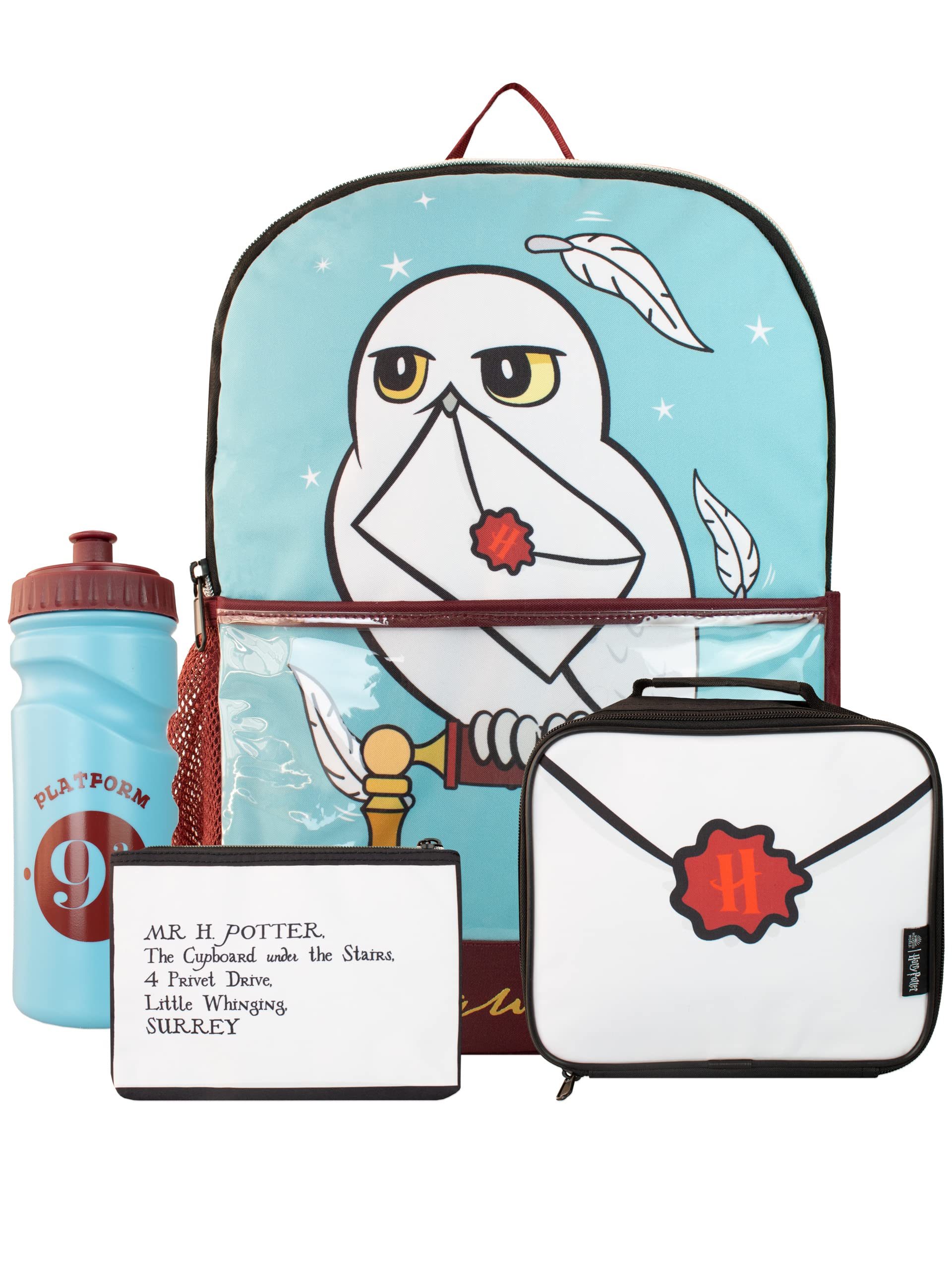 Harry Potter Enfants Sac à Dos et Sac à Lunch Hogwarts Bleu