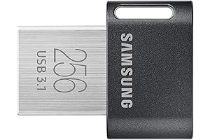 Samsung Photo Stick: FIT Plus 256GB USB 3.1 Flash Drive (Gunmetal Gray)