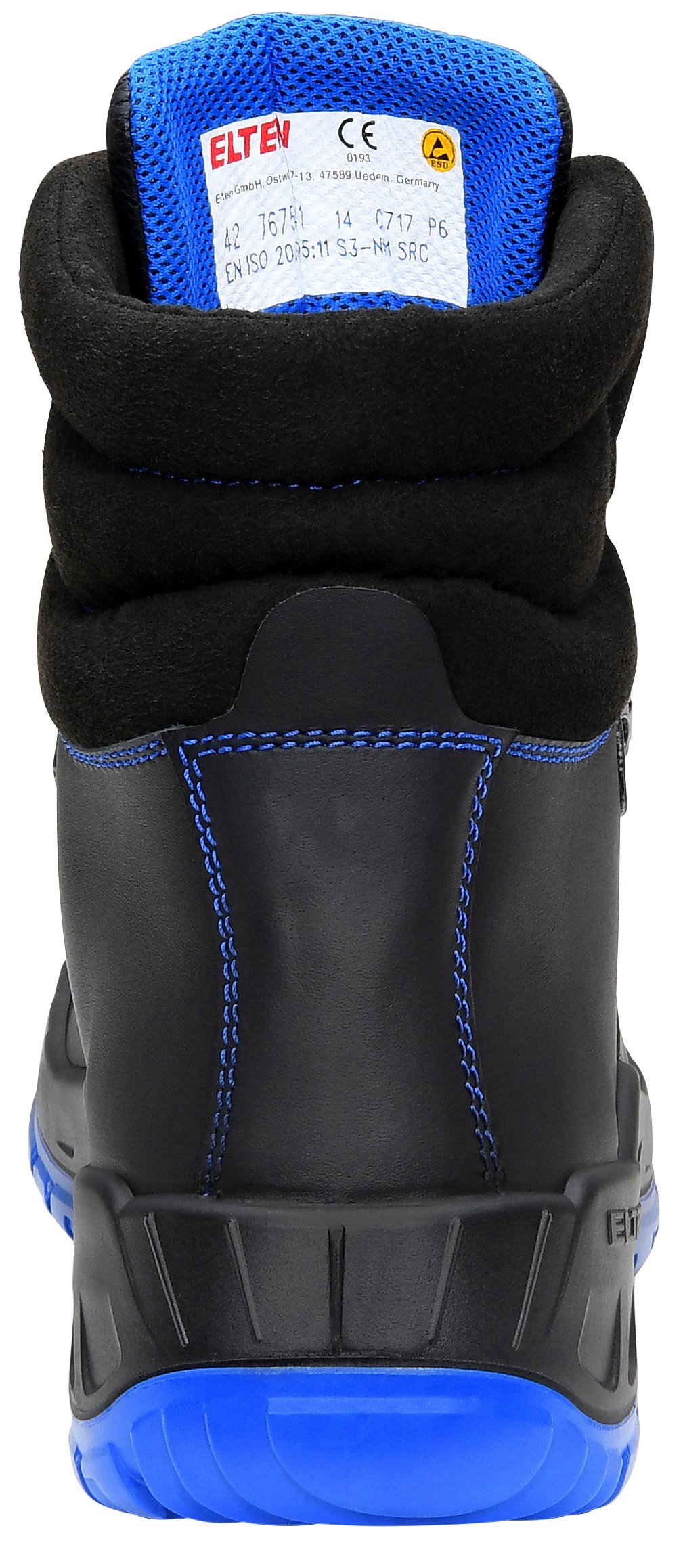ELTEN ALESSIO blue Mid ESD S3S | Sicherheitsschuhe für Damen & Herren, Stahlkappe, leicht, atmungsaktiv