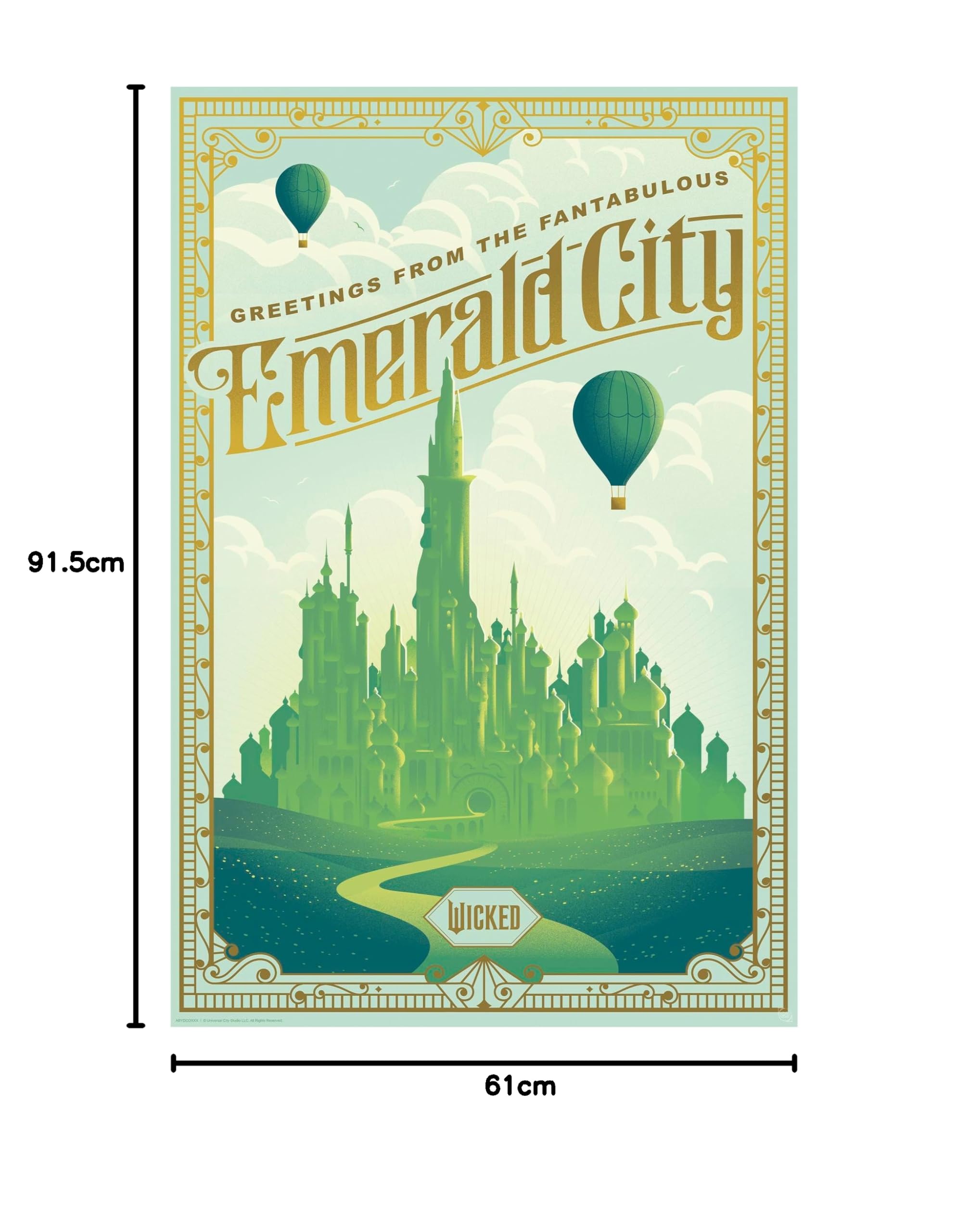 Amazon.co.jp: GB eye Wicked Emerald City マキシポスター | 61 x
