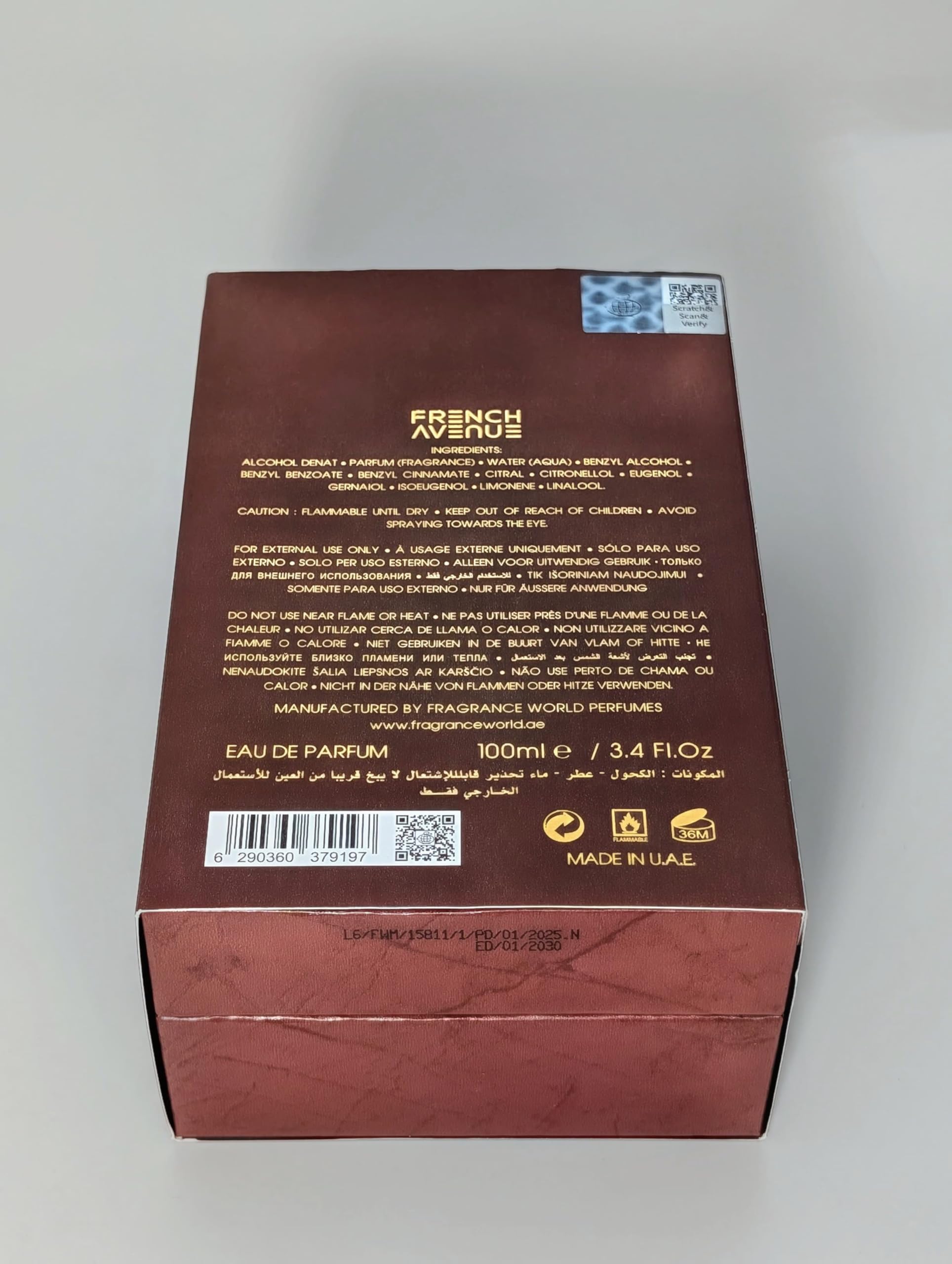 Amazon.com : Chocola Addict EDP 100ml by French Avenue : Beauty