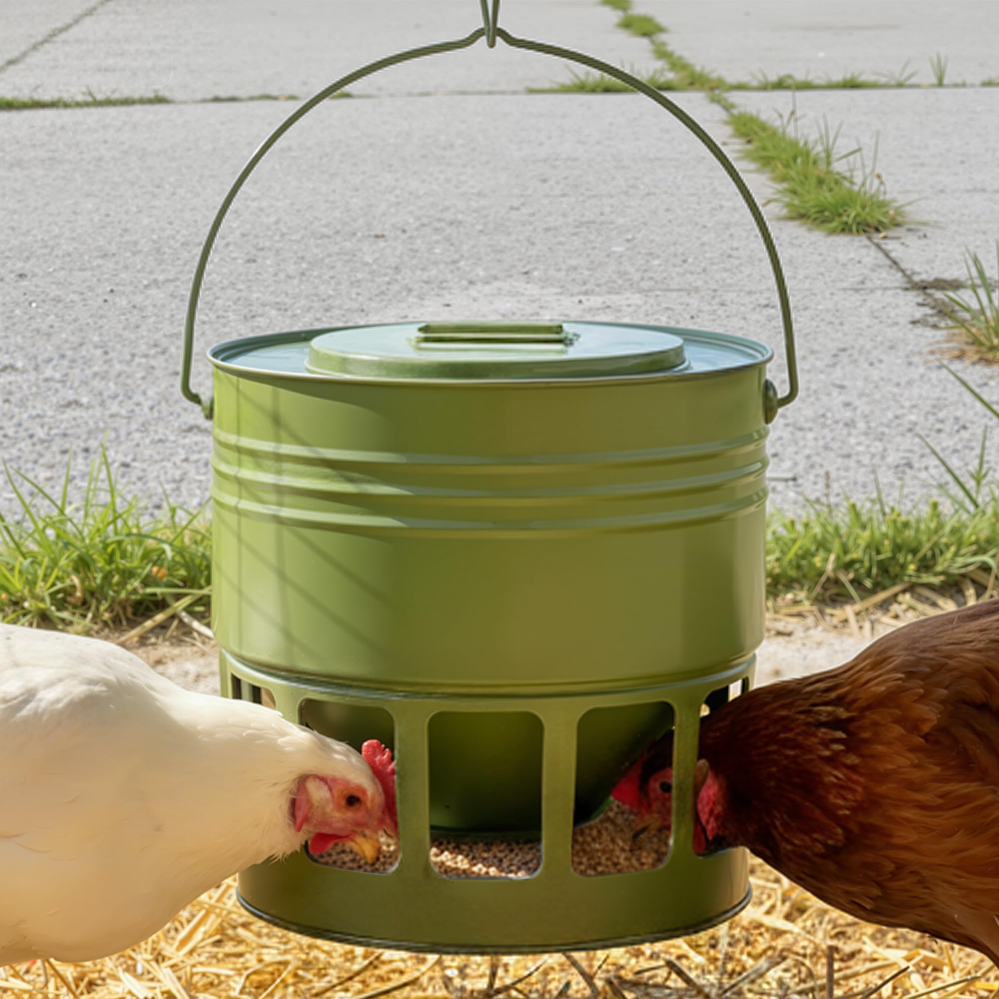 KOL Hanging Chicken Feeder 20 LBS