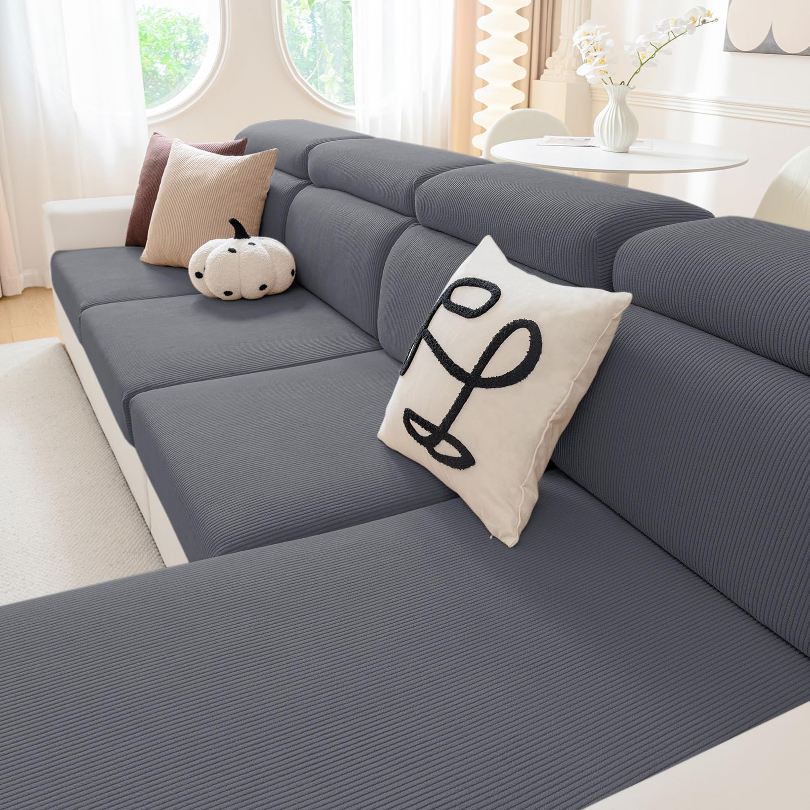 Amazon.co.jp: hyha 防水カウチクッションカバー ストレッチマジック