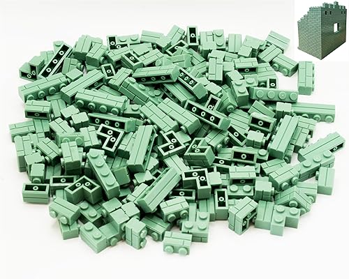 Miniatura 1 de 230 piezas de ladrillos de construcción de perfiles de mampostería para niños, bloques de construcción de varios colores para piezas de pared y