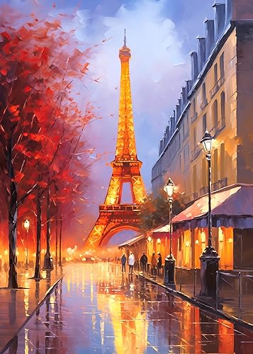 1000 Pieces Jigsaw Puzzles for Adults Paris Street Puzzle 1000
