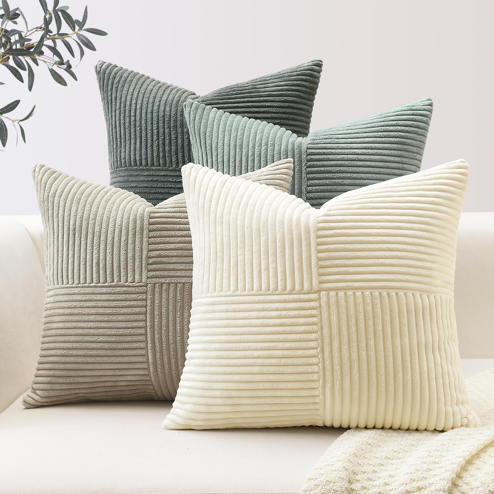 Housse de coussin 55x55 cm bohème pour sublimer le canapé du salon