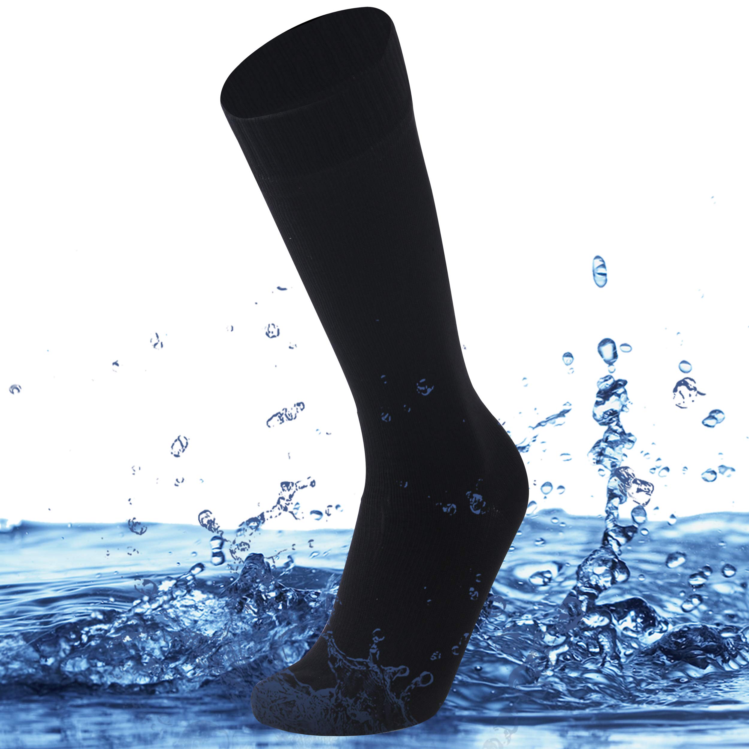 SuMadeWaterproof Socks, Men Women Knee High Hiking Kayaking Socks 1 Pair