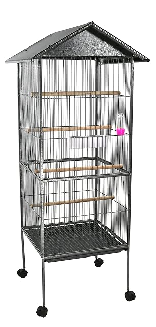 Foto 7 de 7 de Merschbrock Trade GmbH Jaula para pájaros pequeña, Aviario para pájaros