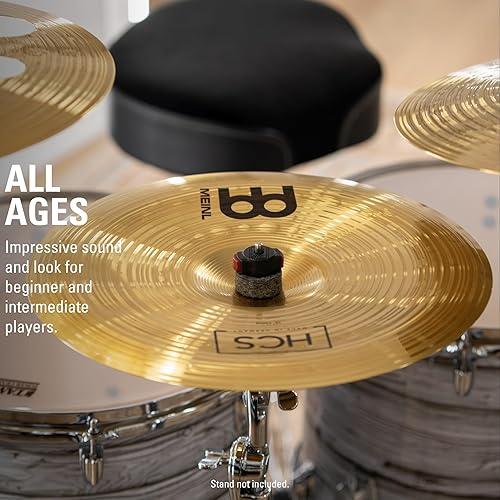 Miniatura 43 de Meinl - Platillo de porcelana de 16 pulgadas - Latón con acabado tradicional HCS para batería, fabricado en Alemania, 2 años de garantía (HCS16CH)