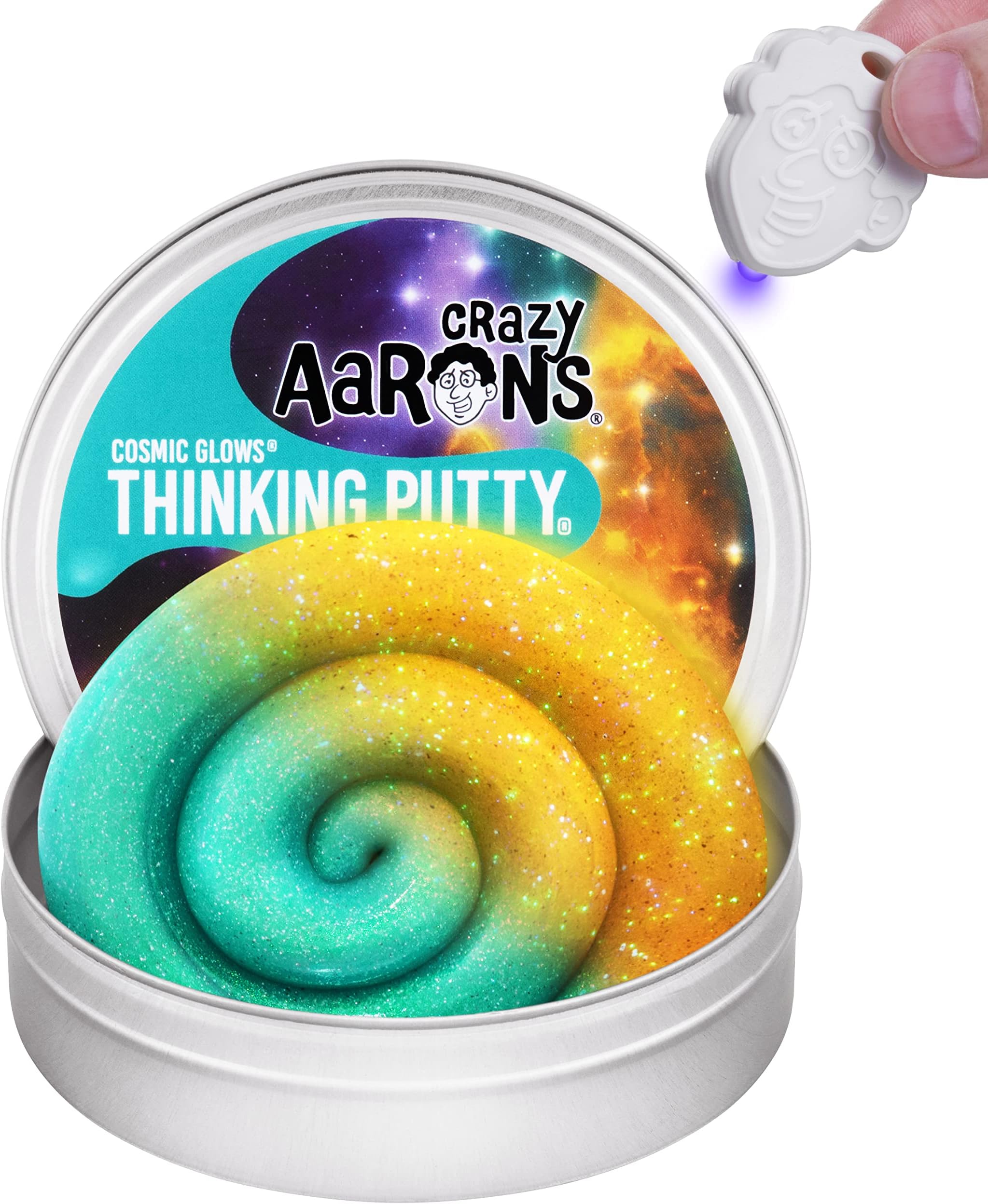 Aaron Infinity Nebula Putty Tin, Light Green - 4 inch