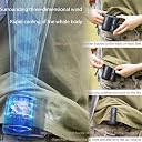fuliying Waist Fan Portable Rechargeable – 4500mAh Battery Lasts 10 Hours, 3-Speed Personal Clip-On Fan, Hands-Free Wearable Mini Cooling Fans for Outdoor Work, Construction, Fishing, Camping gallery image