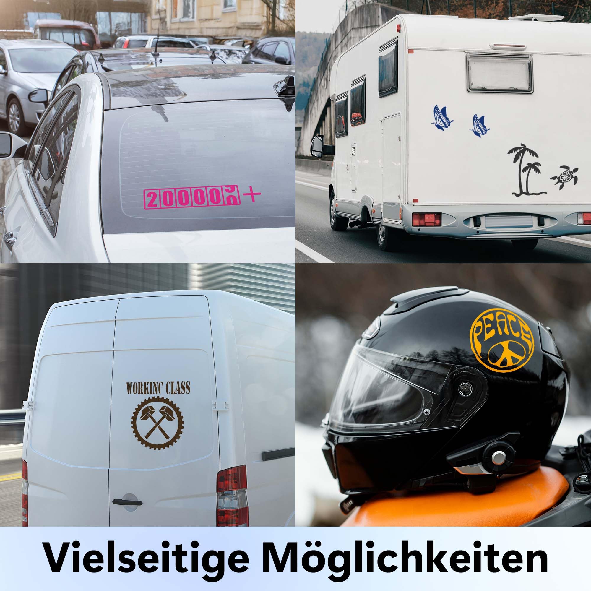 Autoaufkleber Tae Kwon Do 87x99mm - Wetterfester Tuning Sticker Weiß