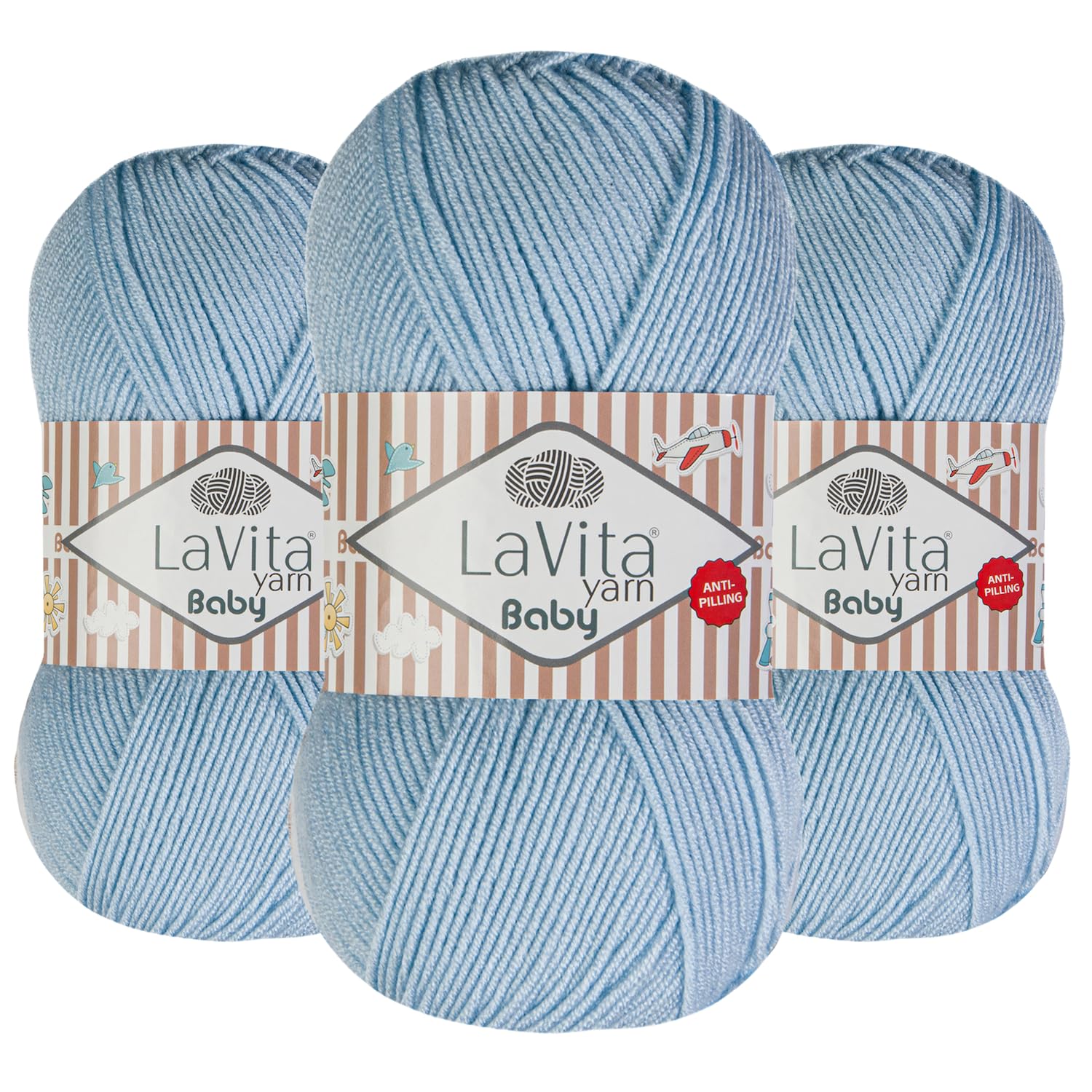 LaVita Baby Premium Anti-Pill Acrylic Yarn 5000 Series