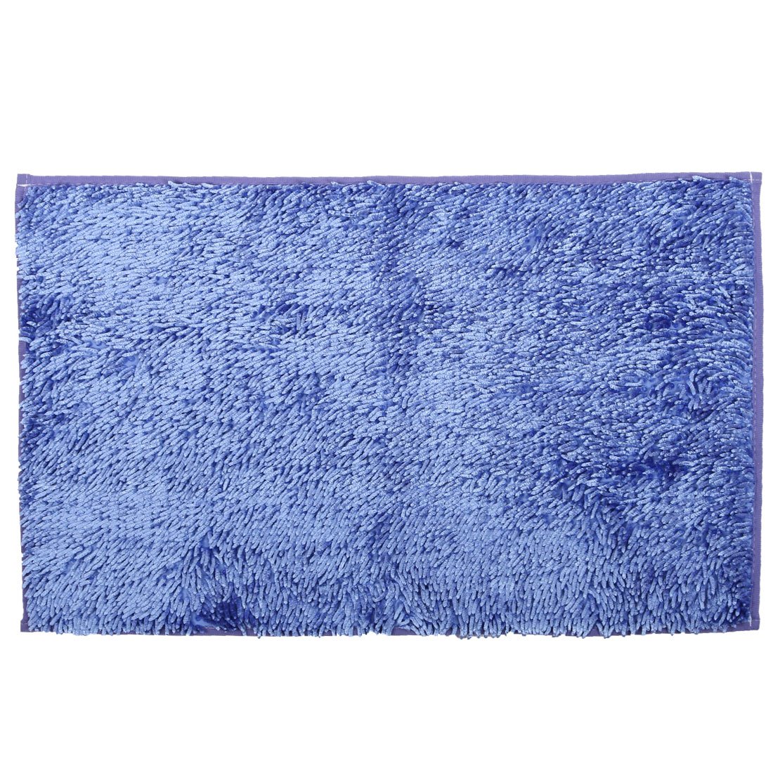 Alfombra de ducha azul de 32 x 20 pulgadas, suave, segura, antideslizante, lavable a máquina, ideal para decoración del hogar