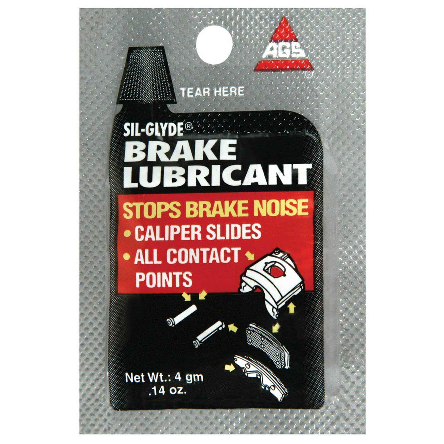 Sil-Glyde Brake Lubricant, Single-Use 4g pouches, pack of 25 (BK-1-25)