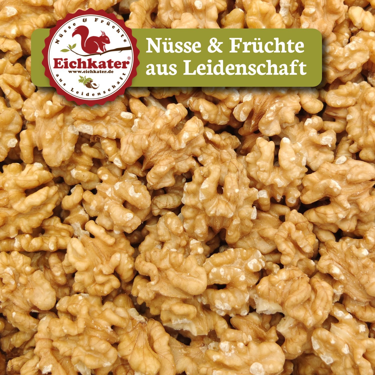 Eichkater Walnüsse hell große Kerne 2er-Pack (2x1000g)