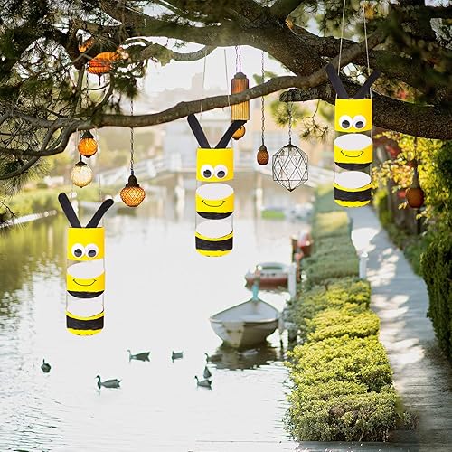 Miniatura 3 de EXCEART Rollo de papel higiénico para manualidades, 25 unidades, rollos de cartón, tubos de cartón, rollo de papel para manualidades para Navidad,