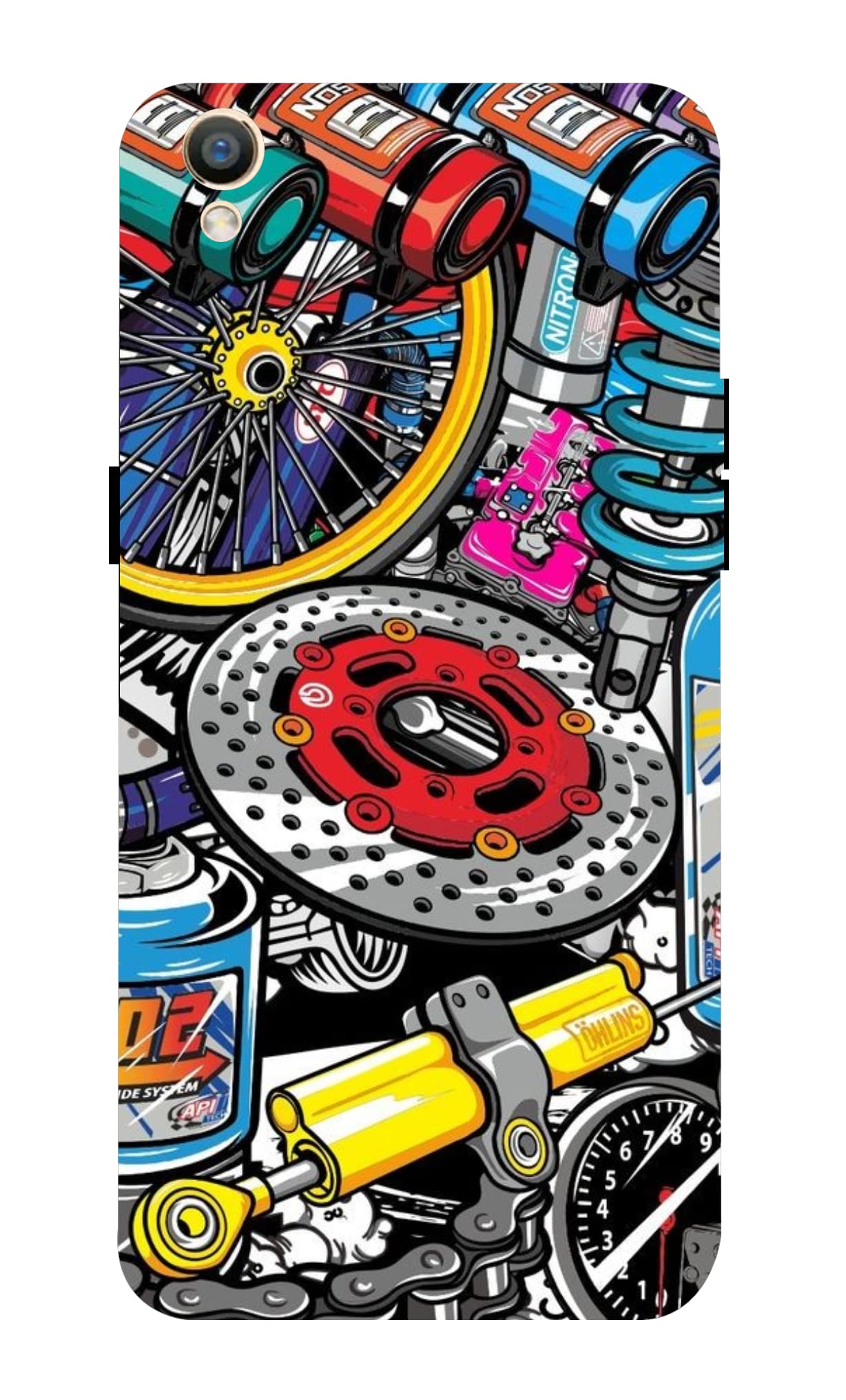 Designer Back Case Cover for Oppo F1 Plus | Science Project |