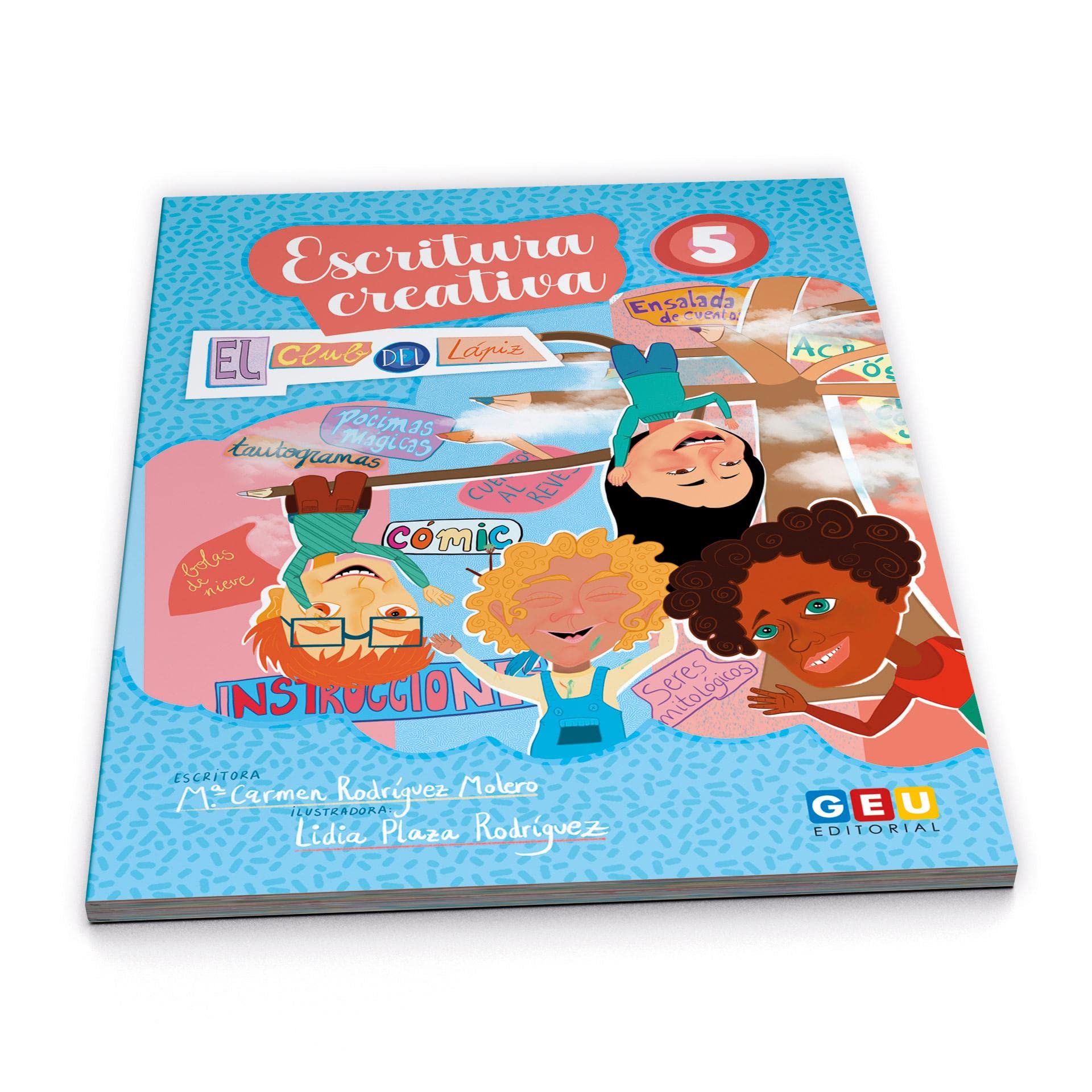 Cuaderno Escritura Creativa: El Club del lápiz | Fomenta creatividad e imaginación: Escritura Creativa Educación Primaria (Refuerzo redacción y composición escrita)