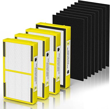 4 Pack FLT4100 HEPA Replacement Filter Size E
