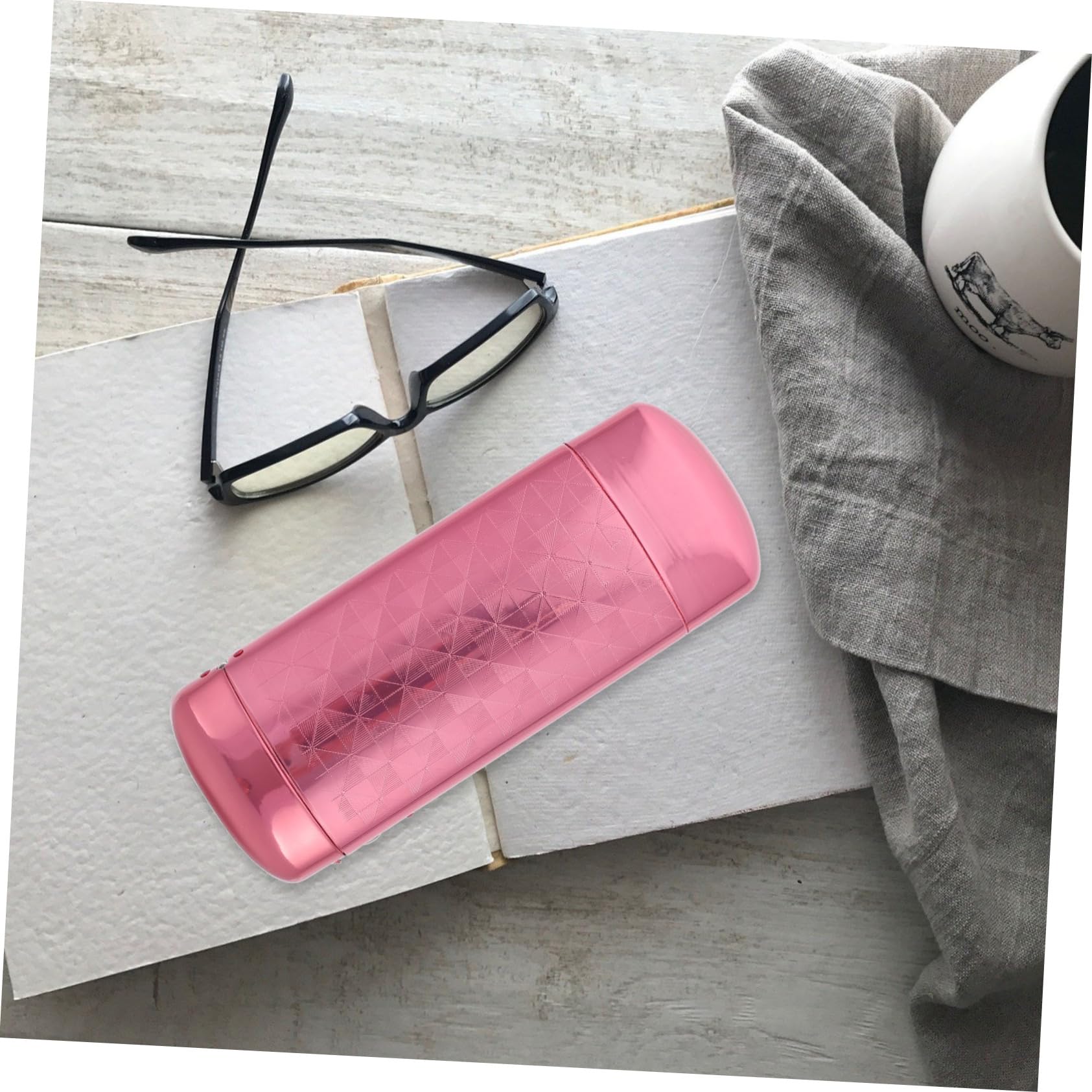 LIFKOME custodia rigida per occhiali carburatore custodia per occhiali rossa da donna scatole per bicchieri contenitori custodia protettiva per occhiali astuccio per occhiali rosso