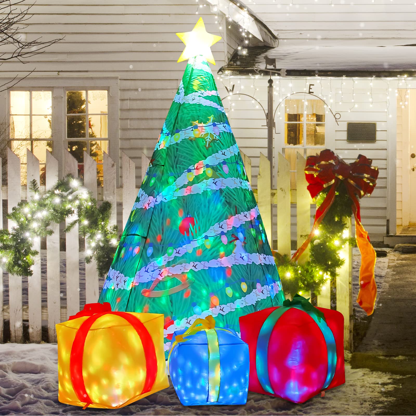 Comin 7ft christmas inflatables outdoor decorations blow up christmas