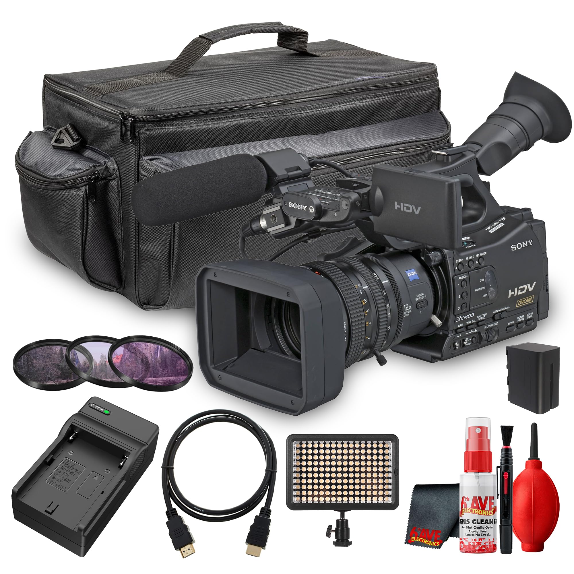 Amazon.com: Sony HVR-Z7U Professional HDV Camcorder Bundle | For