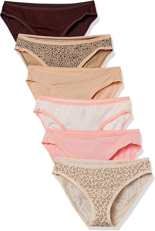 Amazon Essentials Women's Stretch Leopard Print Underwear